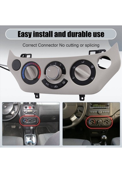96437334 9017452 Chevrolet Lova /aveo Için Otomatik Ac Kontrol Paneli /aveo 2006-2011 Klima Kontrol Paneli Anahtarı B (Yurt Dışından) indirimleri