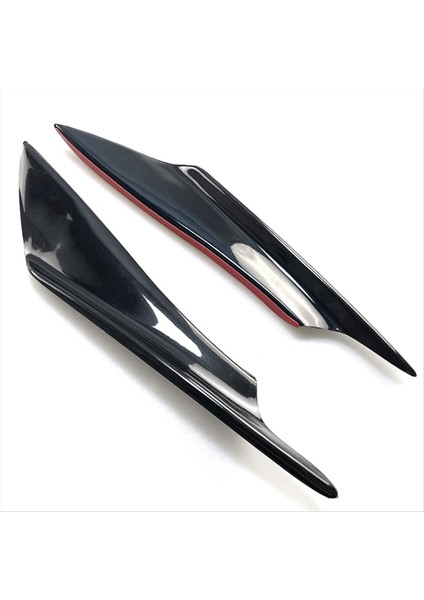 Evrensel Araba Ön Tampon Dudak Splitter, Araba Dış 4 Pack Yumuşak Yasalar Savaş Rüzgar Kılıcı Otomatik Hava Spoiler Sticker Trim B (Yurt Dışından) modelleri