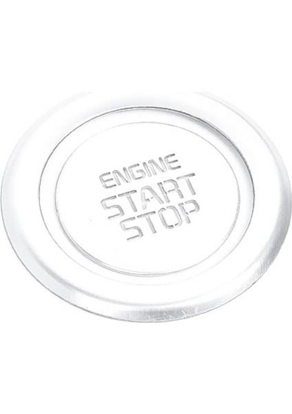 Araba Başlat Motor Düğmesi Kapağı Durdur Anahtar Ateşleme Anahtarı Çıkartma Kıa Karnavalı Ka4 2021 2022 Gümüş (Yurt Dışından)