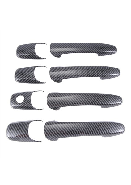 Mazda 2 Için Karbon Fiber Araba Kapı Kolu Kapağı Kapak (Yurt Dışından)