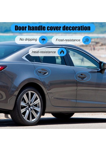 Mazda 2 Için Karbon Fiber Araba Kapı Kolu Kapağı Kapak (Yurt Dışından) modelleri