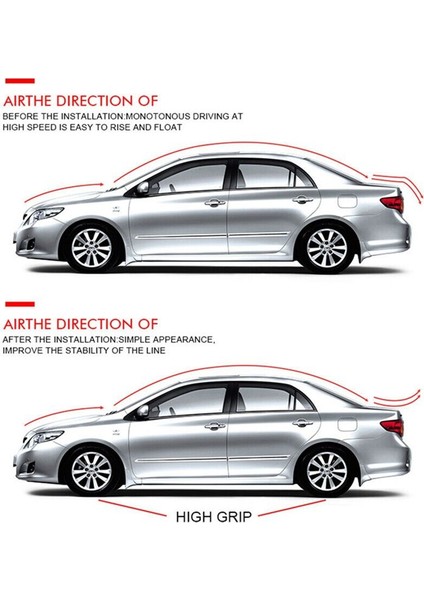 45 Inç Evrensel Araba Spoyleri, Araba Gövdesi Dudak Kiti Kauçuk Şerit Çubuk Spoiler Kuyruklu Kuyruk Yüzgeç Arka Kanat Aksesuarları (Yurt Dışından) indirimleri