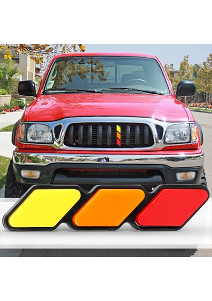 Toyota Tacoma 4runner Highlander Rav4 Için Tri Renkli Ön Izgara Rozeti Amblemi (Yurt Dışından) fiyatları