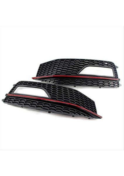 1 Çift Kırmızı Çizgi Sis Far Çerçeve Izgara Spor Tarzı Sis Lambası Kapağı Audi A4 S4 13-15 Dekoratif Modifikasyon Parçaları (Yurt Dışından) fiyatları