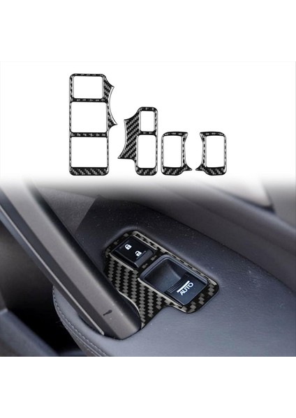 Acura Tl 2009-2014 Için Karbon Fiber Araba Pencere Kaldırma Anahtarı Paneli Kapak Trim Iç Aksesuarları (Yurt Dışından) modelleri