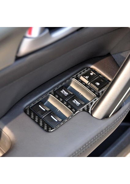 Acura Tl 2009-2014 Için Karbon Fiber Araba Pencere Kaldırma Anahtarı Paneli Kapak Trim Iç Aksesuarları (Yurt Dışından) fırsatları