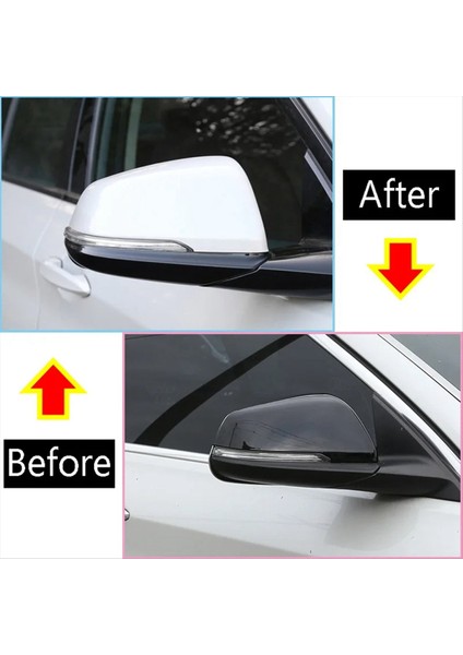 Bmw 1 2 Serisi F45 F45 F46 X1 F48 2016-2021 Araba Yan Dikiz Bakış Ayna Kapağı Kapak Trim Kabuk Aksesuarları, Abs -B (Yurt Dışından) indirimleri
