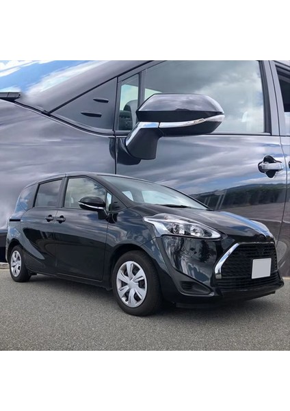Araba Dikiz Yan Ayna Trimleri Kapak Şeritleri Toyota Sienta Için Kalıp Dekoru 170 Serisi Dış Aksesuarlar (Yurt Dışından) indirimleri