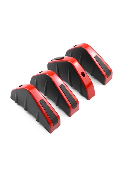 Araba Arka Alt Tampon Kanadı Dudak Difüzör, Anti-Çatrılı Aksesuarlar Spoyler Koruyucusu, Arka Tampon Ayırıcı Dudak Kanadı, 4pcs (Yurt Dışından)