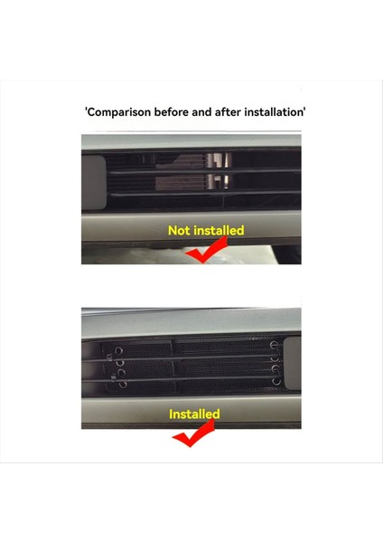 Audi Q4 E-Tron Otomatik Aksesuarlar Için Araba Ön Izgara Böcek Kanıtı Net Radyatör Kondenser Koruyucu Kapak (Yurt Dışından) fiyatları