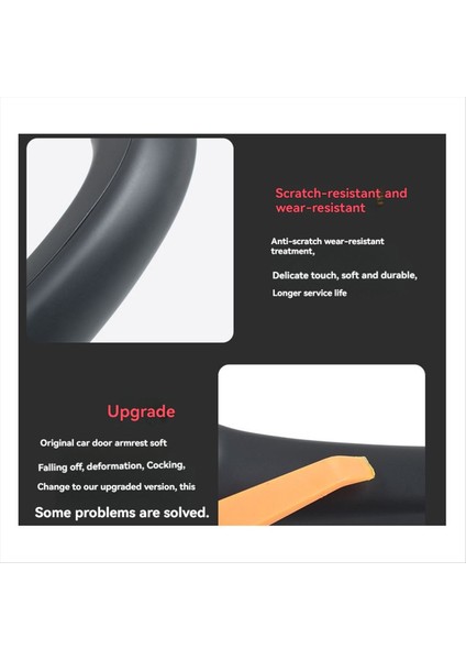 Araba Iç Aksesuarları Kapı Çekme Kolu 203 810 1551 9116 Mercedes Benz W203 C Sınıfı 2000-2007 Kara Ön Sol (Yurt Dışından) modelleri