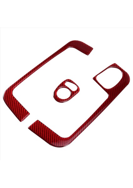 Pencere Düğmesi Paneli Dekoratif Çıkartma Fiat 500 2008-2011 Abarth 595 2012-2023 Lhd Kırmızı (Yurt Dışından) modelleri