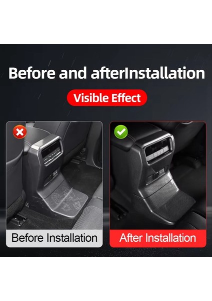 Toyota Prado LC250 2024 Modifikasyon Parçaları Için Yüksek Kaliteli Arka Anti-Bick Pad Klima Anti-Bick Plaka Kapağı (Yurt Dışından) indirimleri