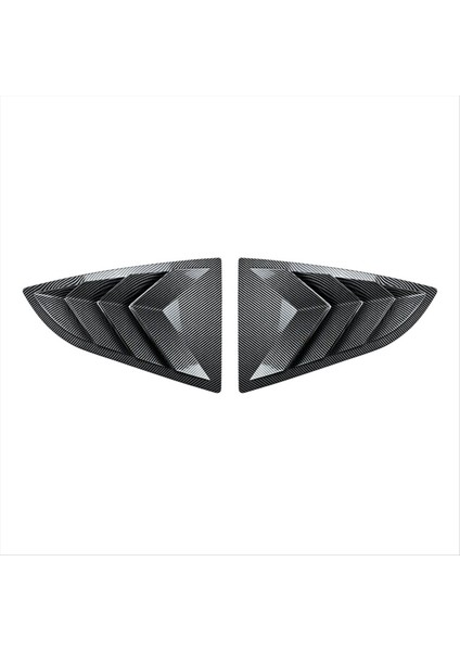 Araba Arka Üçgen Pencere Panjur Panjurları Panjurlar Toyota GR86 Subaru Brz 2022+ Karbon Fiber Desen (Yurt Dışından)