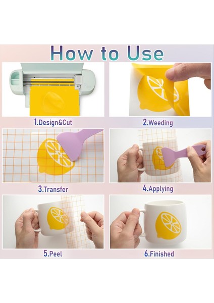 Çok Vinil, Tüm Kesme Makinesi Için Kalıcı Vinil, 12X8.2IN Kendi Kendine Yapışkan Vinil Tabakalar Araba Çıkartması Için Çıkartmalar, Dıy Kupalar (Yurt Dışından) fırsatları