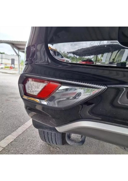 Arka Kuyruk Sis Lambası Kapak Trim Isuzu Mu-X Mux 2022 2023 Dış Aksesuarlar Karbon Fiber (Yurt Dışından) fiyatları