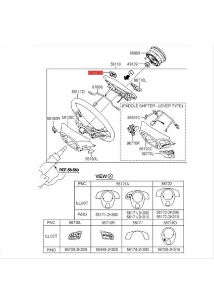 Kia Forte Sol Direksiyon Anahtarı (Yurt Dışından) fiyatları