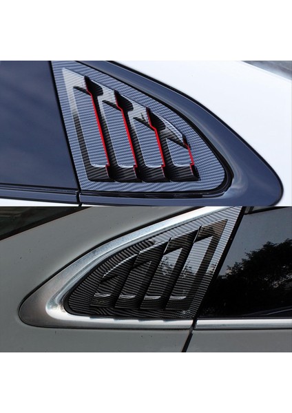 Araç Arka Pencere Kapağı Kapağı Döşeme Penceresi Panjur Panosu Yan Havalandırma Döşeme Chevrolet Malibu Xl 2016-2021 Karbon Fiber Desen (Yurt Dışından) indirimleri
