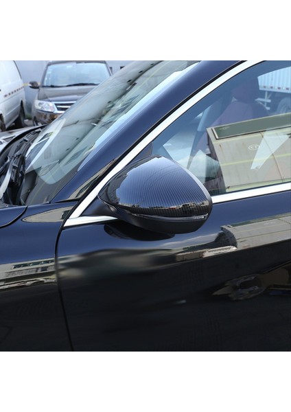 Maserati Grecale Için 2022 2023 Araba Dikiz Kapağı Yan Ayna Süslemesi Dekorasyon Çıkartması Accessorie (Abs Karbon Fiber Deseni) (Yurt Dışından) fiyatları