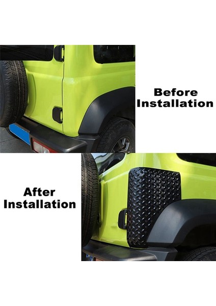Suzuki Jimny Için 2pcs 2019+ Araç Arka Çamurluk Bagaj Kapağı Açılı Sarma Dekorasyon Koruma Kapağı (Yurt Dışından) fiyatları