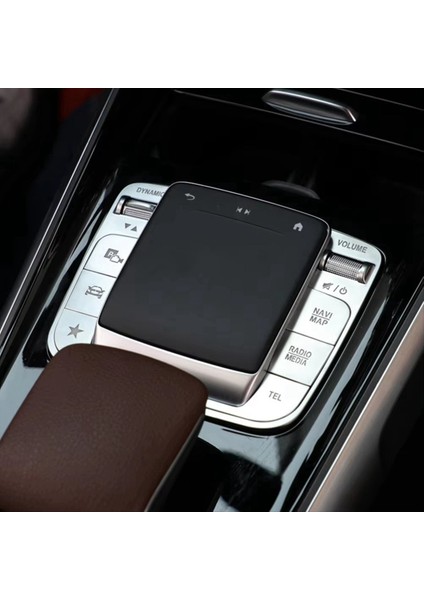 Araba Merkezi Kontrol Fare Dekoratif Düğmesi Sticker Mercedes-Benz Için Dekoratif Çerçeve GLB220 GLA200 Eqb GLE350 (Yurt Dışından) fiyatları