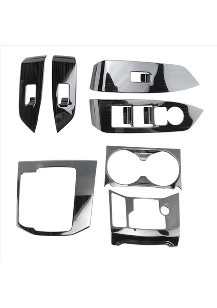 Araç Şanzımanı Pencere Anahtarı Panel Seti, Mazda Cx-5 Cx5 2017 2018 2019 Lhd Için Kapak Döşeme Çıkartma Şeridi Araç Dekorasyonunu Ayarlayın (Yurt Dışından)