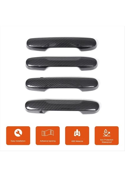 Honda Pilot Için 2023 2024 Abs Karbon Fiber Araba Dış Kapı Kolu Kapak Trim Aksesuarları (Yurt Dışından) fiyatları