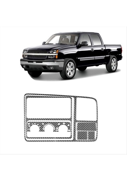 Chevy Silverado Için Karbon Fiber 1500 1999-2002 Konsol Hava Havalandırma Kapağı Fm Ayar Anahtarı Kapak Trim Aksesuarları (Yurt Dışından) fırsatları