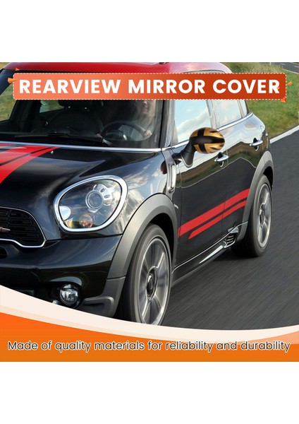 Bmw Mini Cooper R50 R50 R52 R53 Rhd Dikiz Bakış Ayna Ters Ayna Kapak Kabuğu Dekorasyonu Otomobil Parçaları Altın Bayrak (Yurt Dışından) fırsatları