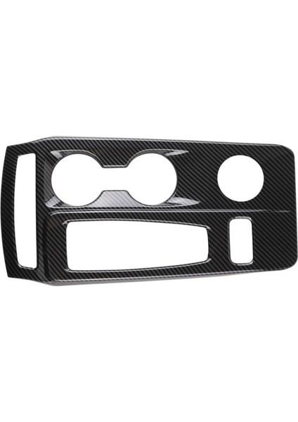 Ford Ranger 2023+ Su Kupası Tutucu Trim Kapağı Için Araç Karbon Fiber Tarzı Araç Kontrol Dişli Vites Paneli Trim (Yurt Dışından)
