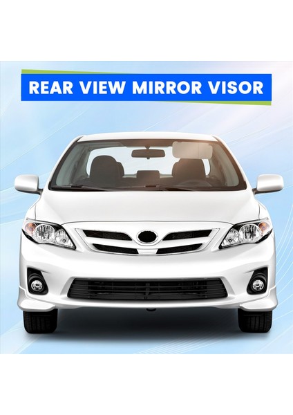 Toyota Auris Corolla 2007 - 2013 Için Ayna Güneş Gölgeli Araba Iç Güneş Vizörü Sol Sürücü Tarafı Gri (Yurt Dışından) fırsatları