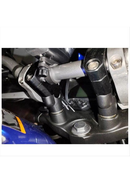 Motosiklet 22MM Sap Yükseltici Çubuk Kiti Yükseklik Artan Taban Yüksekliği Artışı ve 22MM Saplı Siyah Için Geriye Doğru Kayma (Yurt Dışından) modelleri