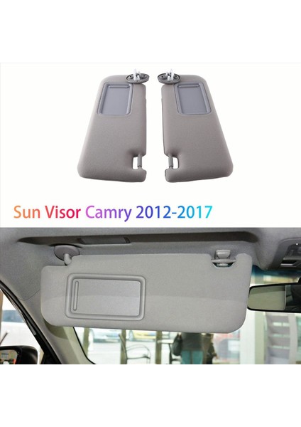 Toyota Camry Için Ayna Iç Güneş Vizörü ile Araba Güneş Sunvisor 2012-2017 74320-06610-B2 Sol (Yurt Dışından) modelleri