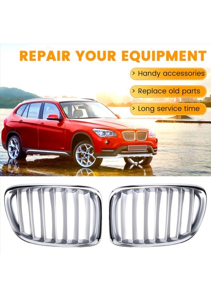 1paır Ön Tampon Üst Orta Grille Krom Bmw X1 Serisi E84 2010-2012 51112993307, 51112993308 (Yurt Dışından) indirimleri