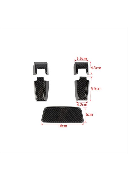 Jeep Commander Için 2006-2010 Araba Bagaj Kapağı Arka Cam Cam Menteşe Kapak Trim Sticker Aksesuarları Abs Karbon Fiber (Yurt Dışından) fiyatları