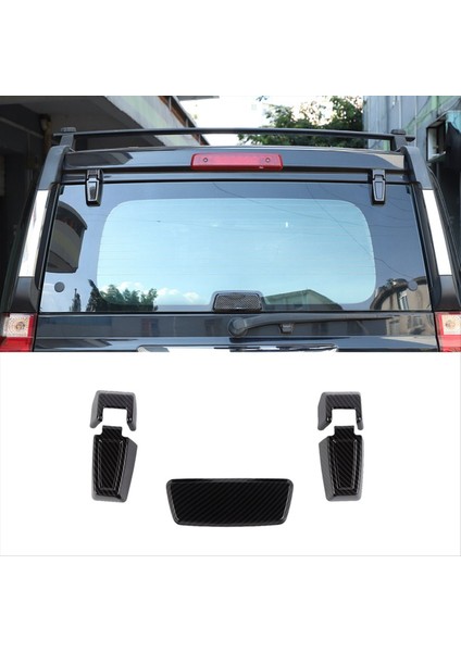 Jeep Commander Için 2006-2010 Araba Bagaj Kapağı Arka Cam Cam Menteşe Kapak Trim Sticker Aksesuarları Abs Karbon Fiber (Yurt Dışından) fırsatları