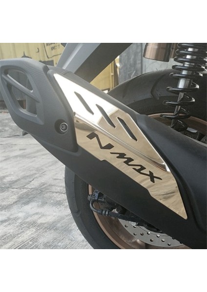 Yamaha NMAX155 Gümüş Motosiklet Egzoz Kapağı Dekorasyonu (Yurt Dışından) fiyatları