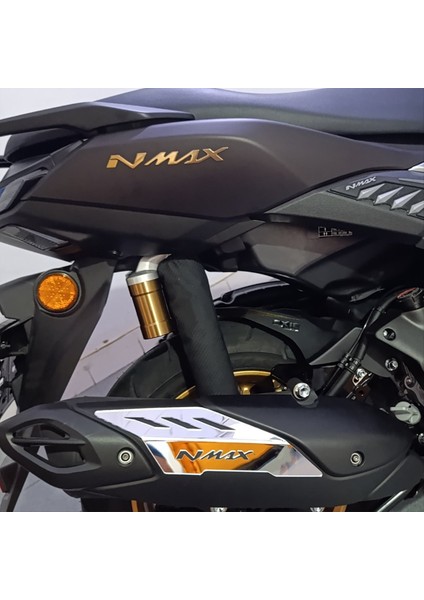 Yamaha NMAX155 Gümüş Motosiklet Egzoz Kapağı Dekorasyonu (Yurt Dışından) indirimleri