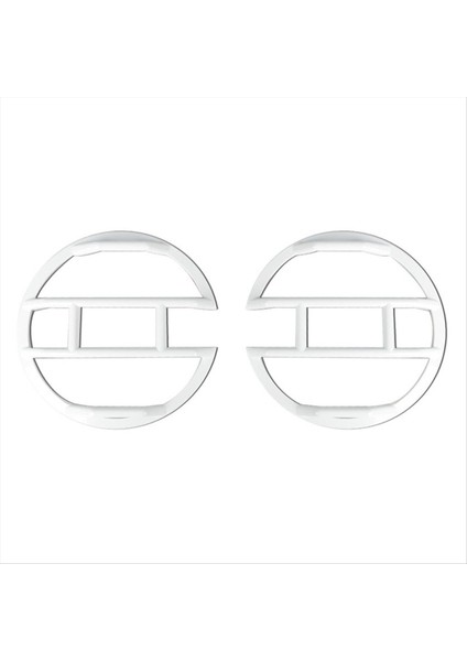 Ford Bronco 2021-2024 Aksesuarlar Için Araba Far Koruma Kapağı Koruyucu Trim Beyaz (Yurt Dışından)