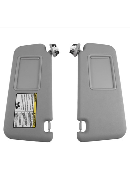 Toyota Rav4 2006-2013 Için 1 Çift Gri Sol ve Sağ Güneşlik (Yurt Dışından)