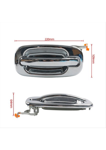 Chevrolet Gmc Için 15107655 Arka Sol Dış Kapı Kolu Araç Elektrapan Kapı Kapı Kolu Araba Kapısı Dekor Aksesuarları (Yurt Dışından) modelleri