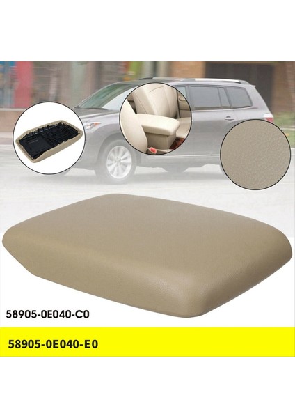 Toyota Için Araç Orta Kapak Konsol Kol Dayama Kapağı Bej 58905-0E040-E0 (Yurt Dışından) fiyatları