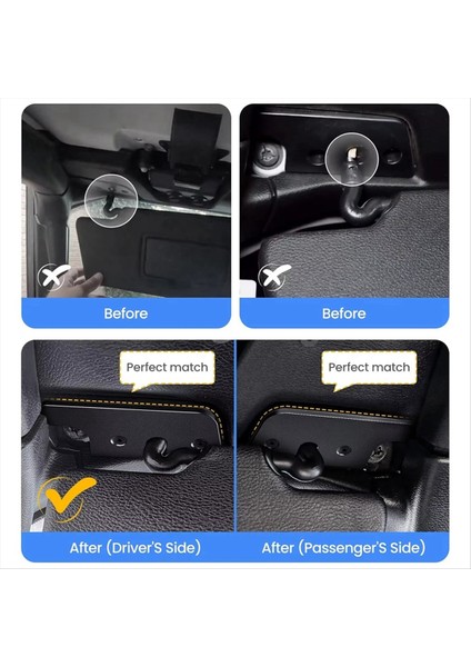 Jeep Wrangler Için Yeni Yüksek Kaliteli Araba Vizörü Onarım Kiti Güneş Vizör Klipsi Jk Gladiator Oto Parçaları (Yurt Dışından) indirimleri