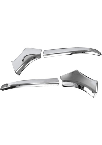 Toyota Harrier Venza XU80 2020-2022 Rhd Gümüş Için Araba Yan Kapı Ayna Trim Dikiz Ayna Taban Dekor Kapağı (Yurt Dışından)