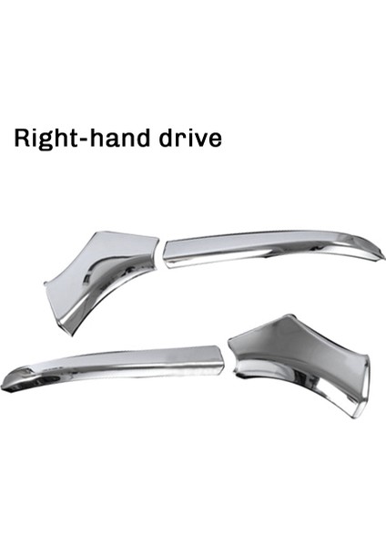 Toyota Harrier Venza XU80 2020-2022 Rhd Gümüş Için Araba Yan Kapı Ayna Trim Dikiz Ayna Taban Dekor Kapağı (Yurt Dışından) fiyatları