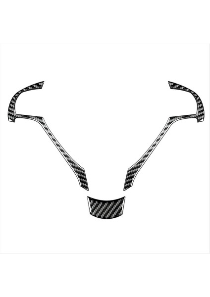 Acura Tl 2009-2014 Için Karbon Fiber Direksiyon Çarkı Çerçevesi Kapak Kapağı Iç Aksesuarları (Yurt Dışından)