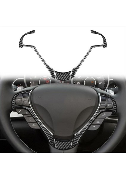 Acura Tl 2009-2014 Için Karbon Fiber Direksiyon Çarkı Çerçevesi Kapak Kapağı Iç Aksesuarları (Yurt Dışından) fiyatları