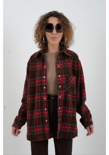 Kahve Kırmızı Ekoseli Oduncu Gömlek fiyatları