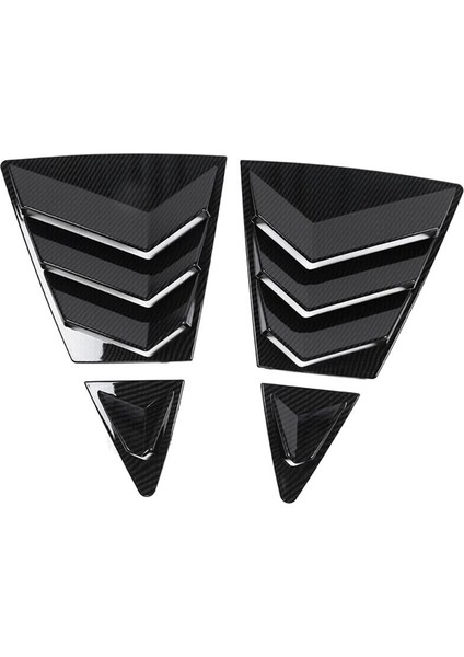 Toyota Corolla Için 2020-2023 Araba Arka Yan Havalandırma Çeyrek Pencere Kanyan Pancu Kapağı Karbon Fiber Renk (Yurt Dışından)