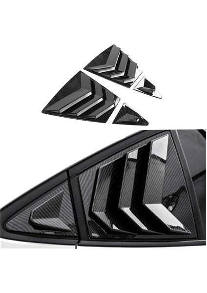Toyota Corolla Için 2020-2023 Araba Arka Yan Havalandırma Çeyrek Pencere Kanyan Pancu Kapağı Karbon Fiber Renk (Yurt Dışından) fiyatları